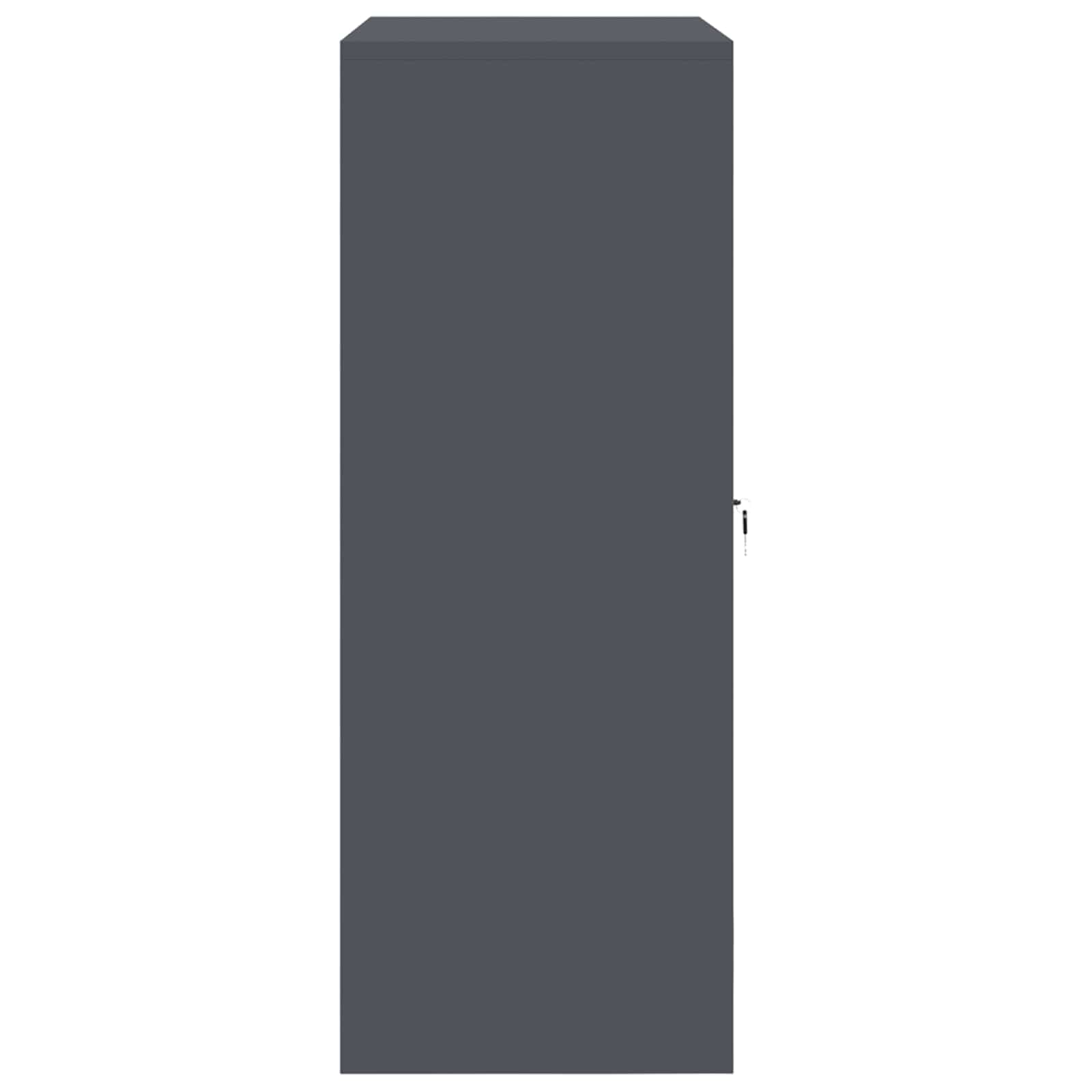 vidaXL Szafka do przechowywania Antracyt 90 x 40 x 105 cm Stal