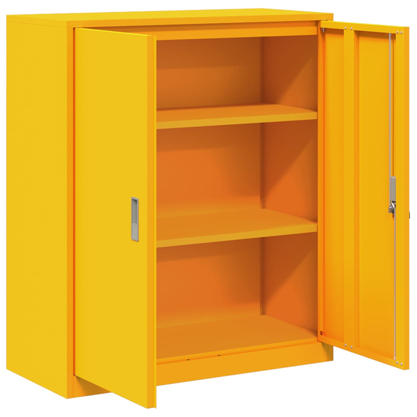 vidaXL Szafka do przechowywania Musztardowy Żółty 90 x 40 x 105 cm