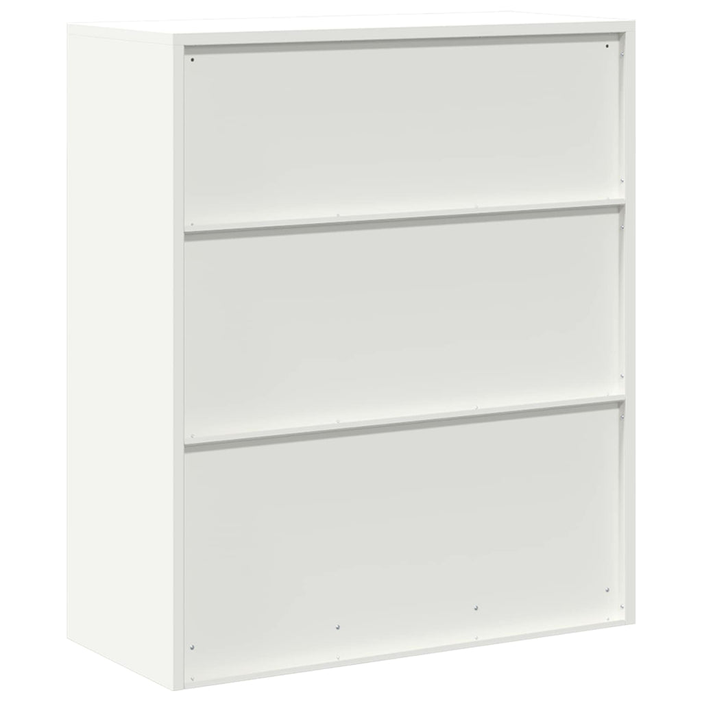 vidaXL Szafka do przechowywania Biały 90 x 40 x 105 cm Stal