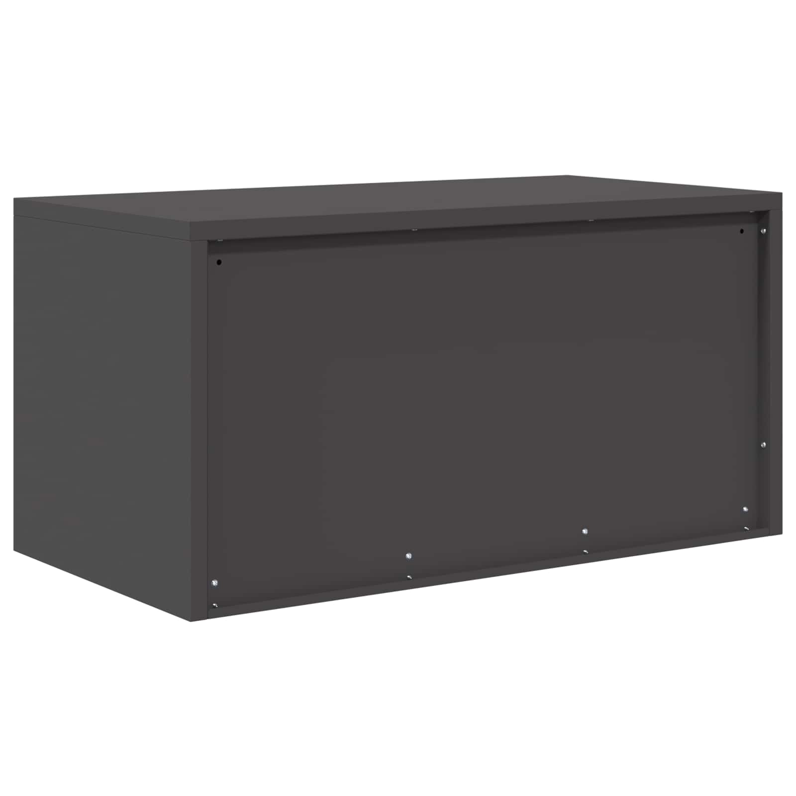 vidaXL Szafka do przechowywania Czarny 80 x 40 x 40 cm Stal