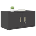 vidaXL Szafka do przechowywania Czarny 80 x 40 x 40 cm Stal