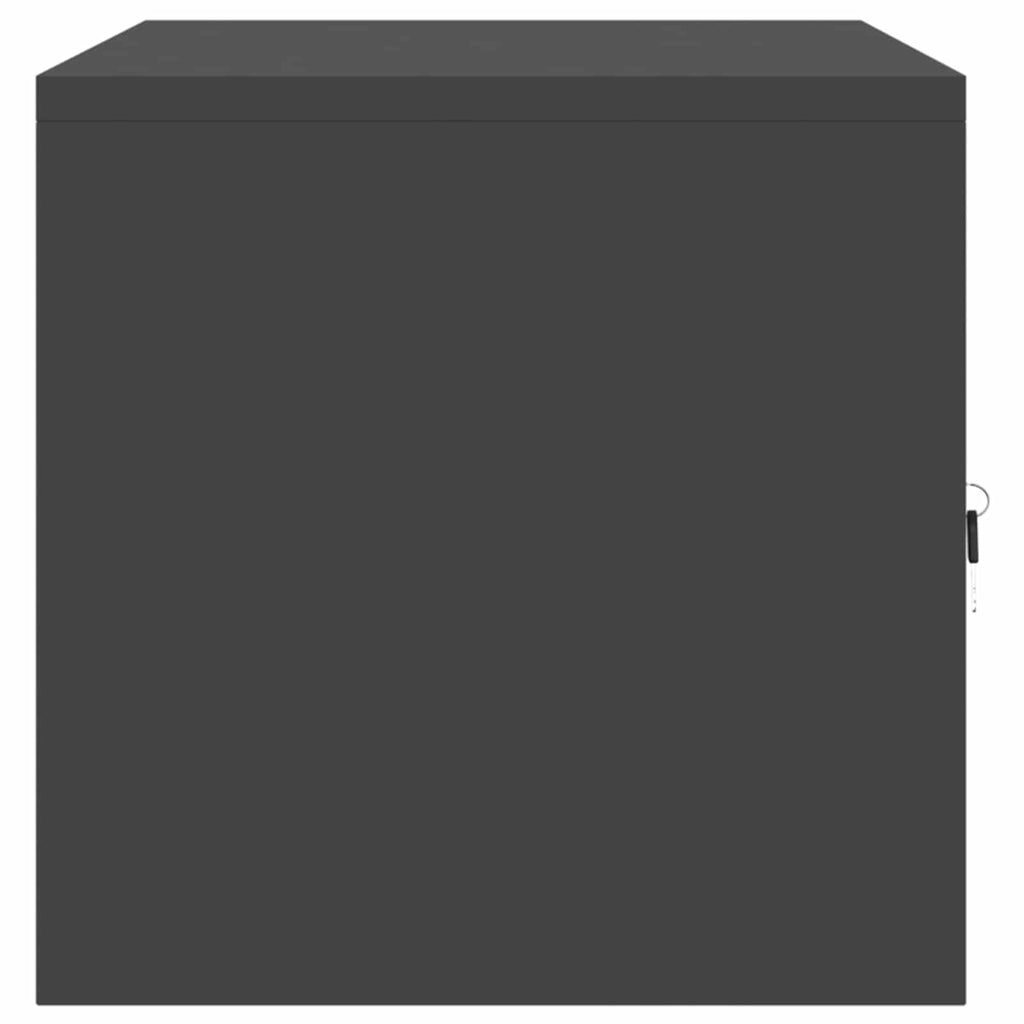 vidaXL Szafka do przechowywania Czarny 80 x 40 x 40 cm Stal