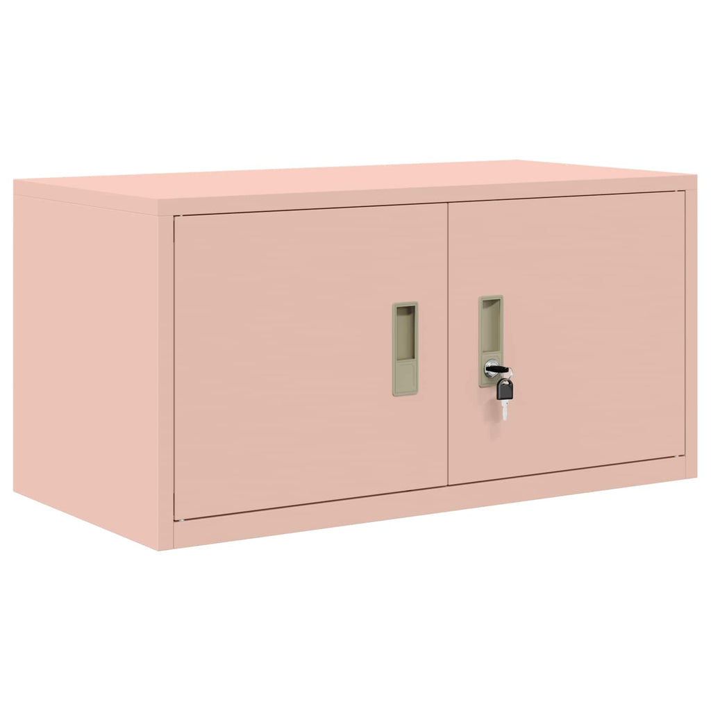 vidaXL Szafka do przechowywania Różowy 80 x 40 x 40 cm Stal
