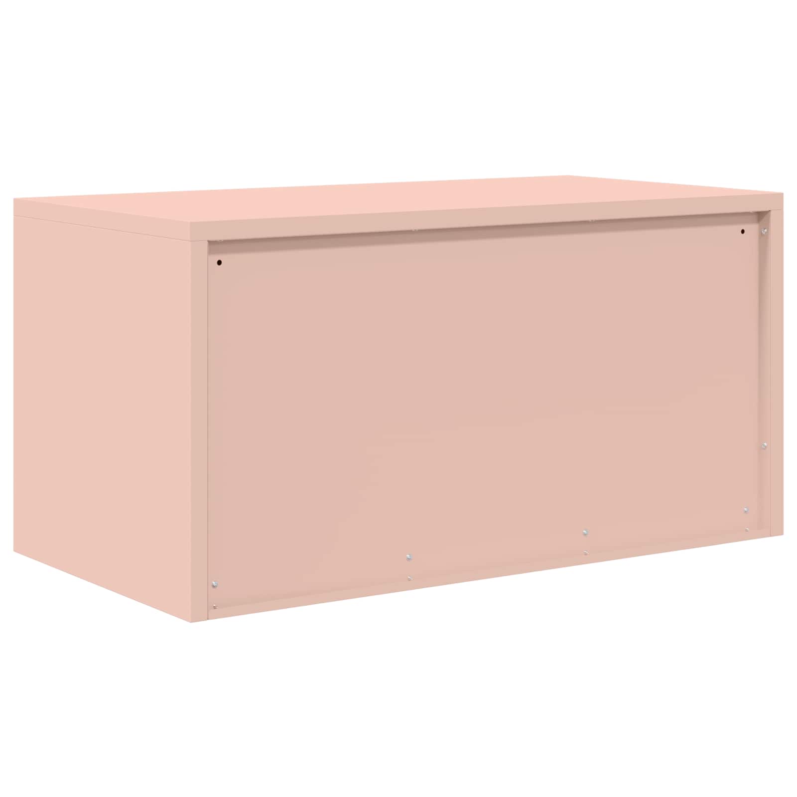 vidaXL Szafka do przechowywania Różowy 80 x 40 x 40 cm Stal