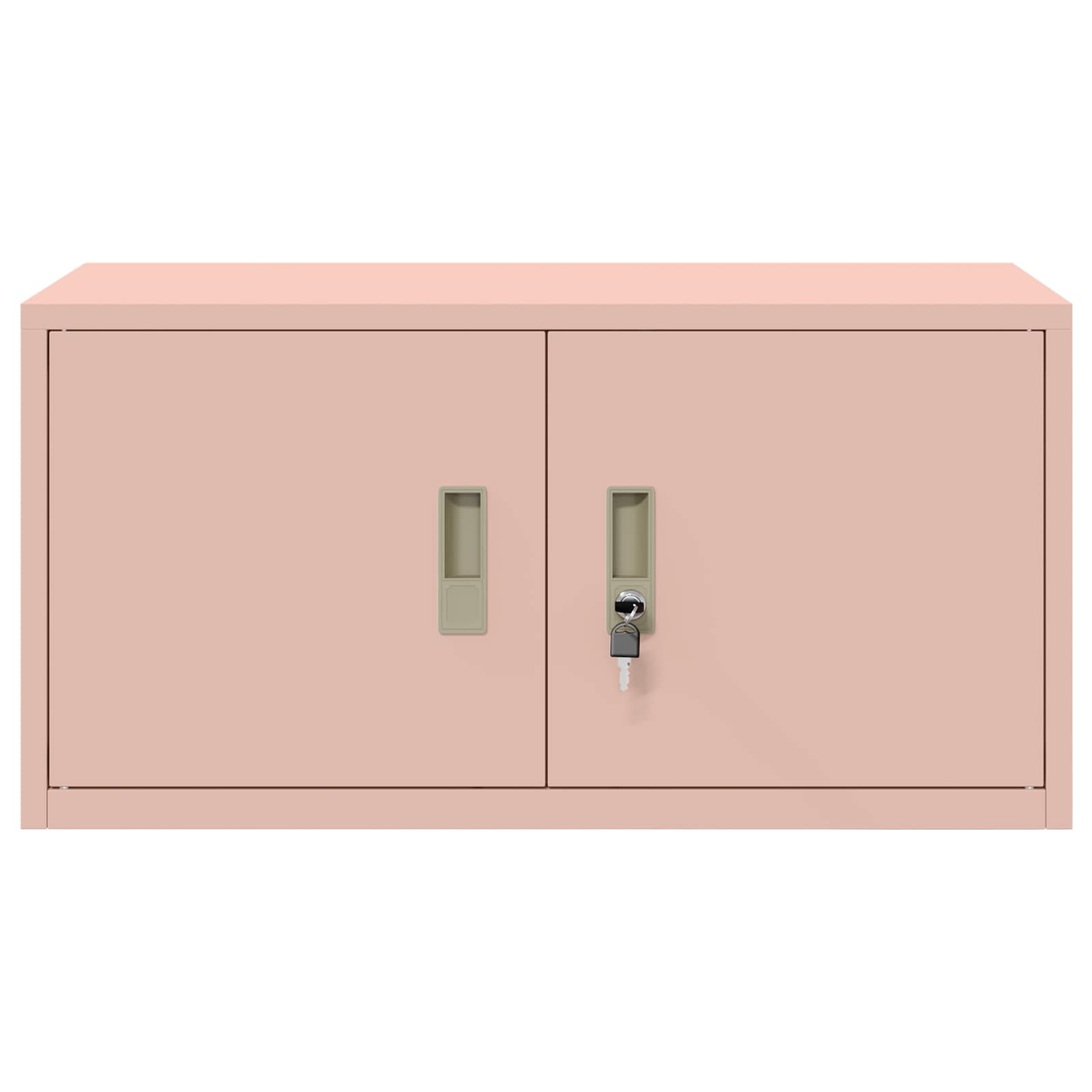 vidaXL Szafka do przechowywania Różowy 80 x 40 x 40 cm Stal