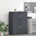vidaXL Szafka do przechowywania Antracyt 80 x 40 x 40 cm Stal
