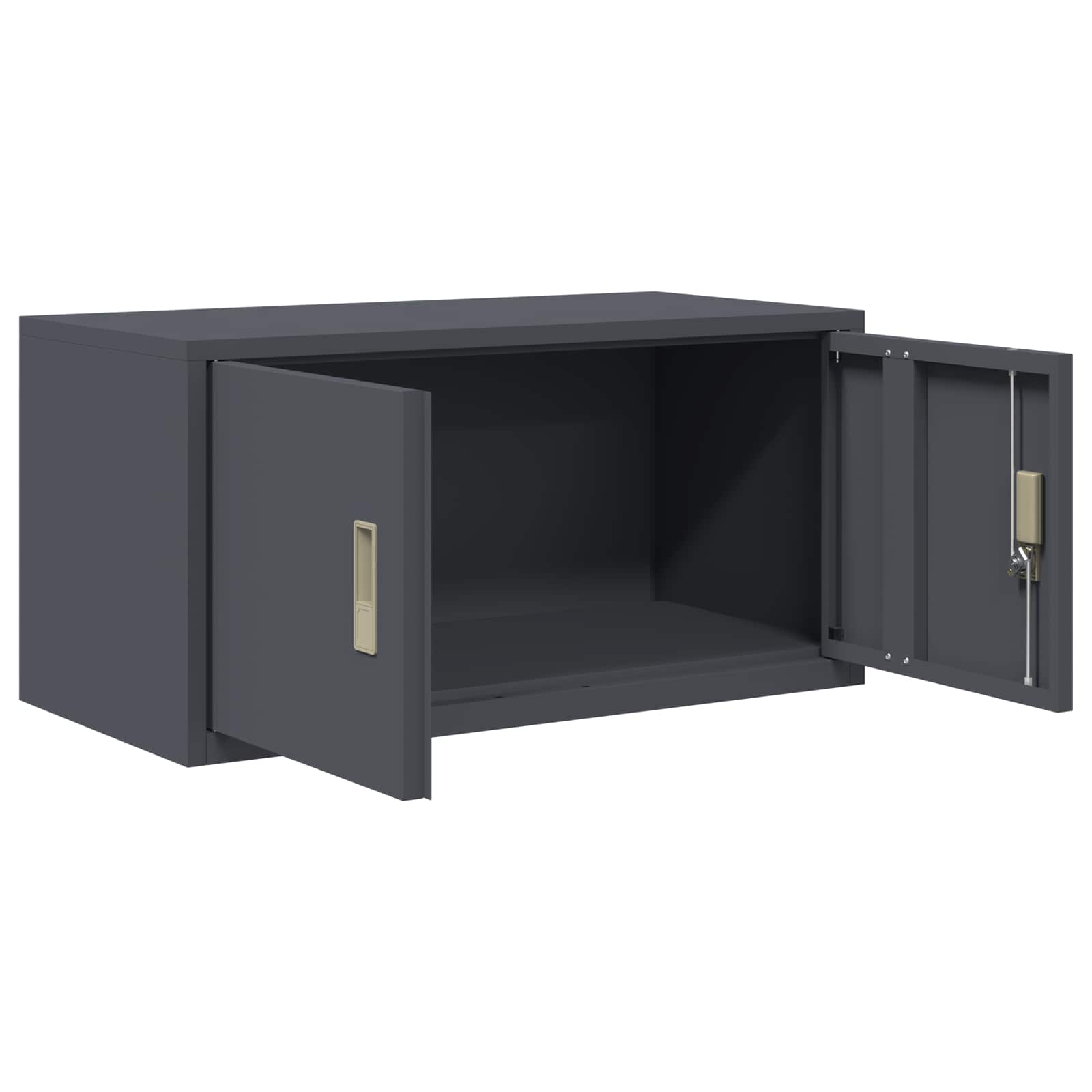 vidaXL Szafka do przechowywania Antracyt 80 x 40 x 40 cm Stal