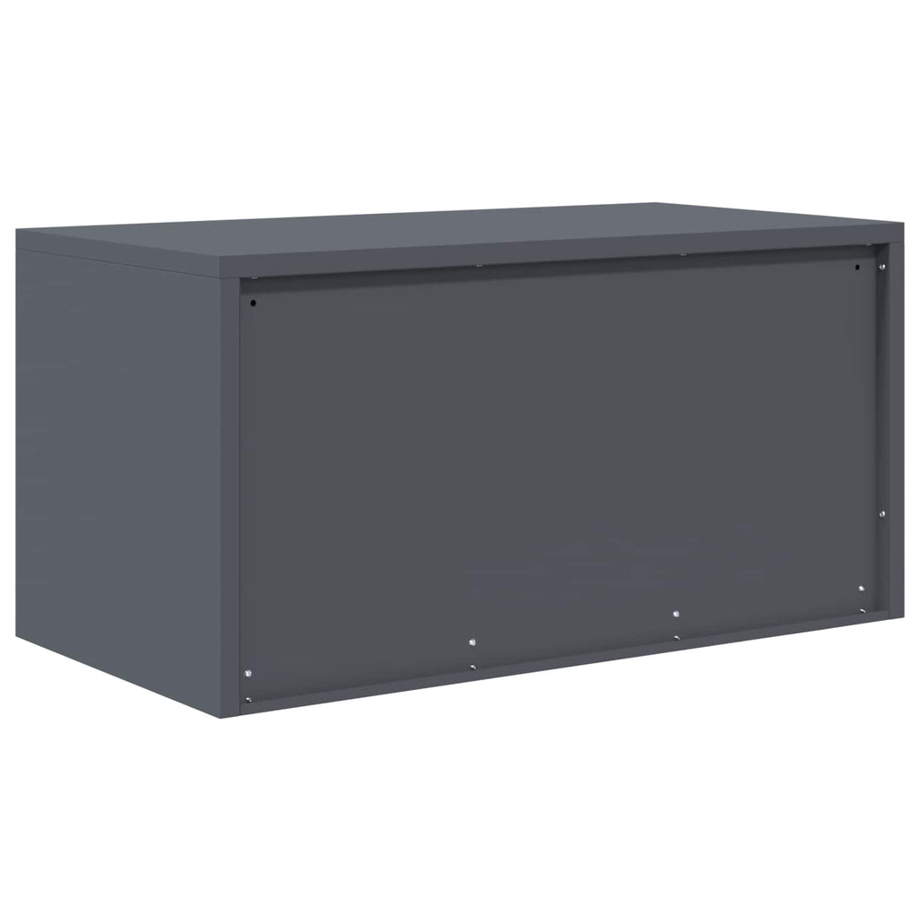 vidaXL Szafka do przechowywania Antracyt 80 x 40 x 40 cm Stal