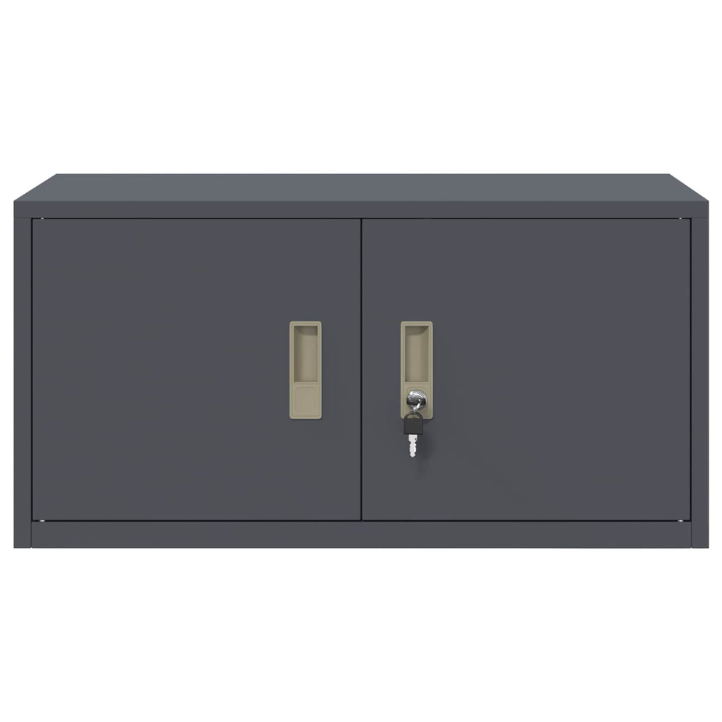 vidaXL Szafka do przechowywania Antracyt 80 x 40 x 40 cm Stal