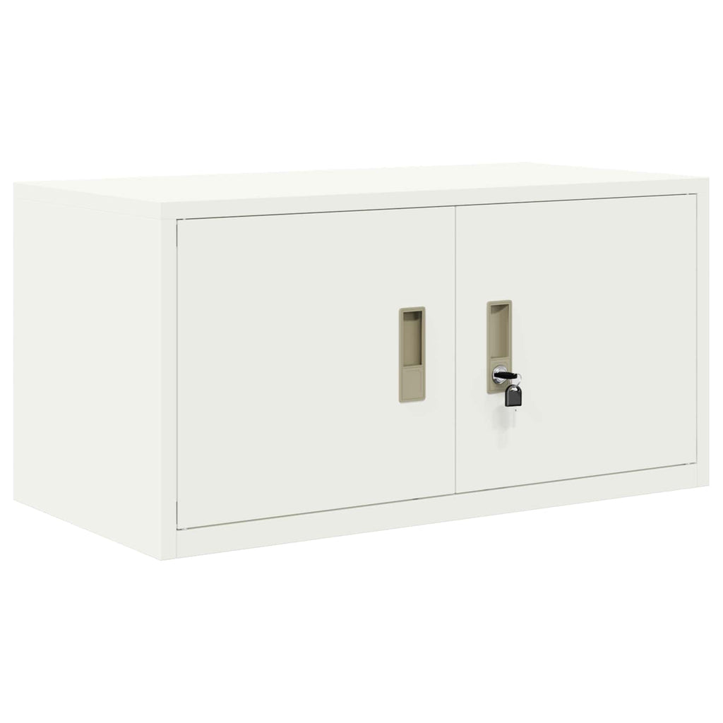 vidaXL Szafka do przechowywania Biały 80 x 40 x 40 cm Stal