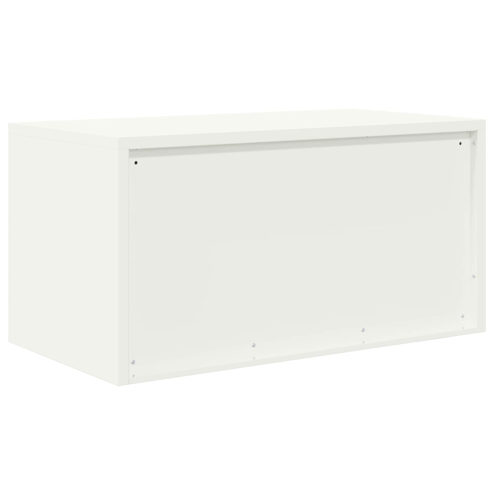 vidaXL Szafka do przechowywania Biały 80 x 40 x 40 cm Stal
