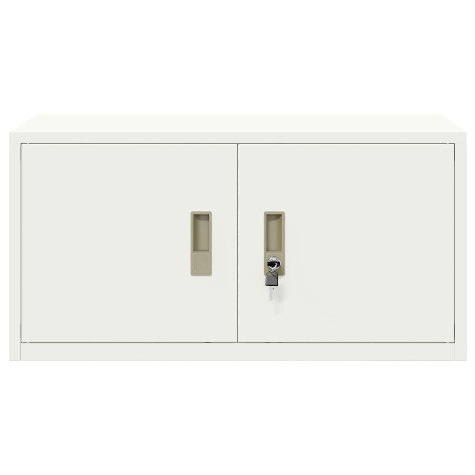 vidaXL Szafka do przechowywania Biały 80 x 40 x 40 cm Stal