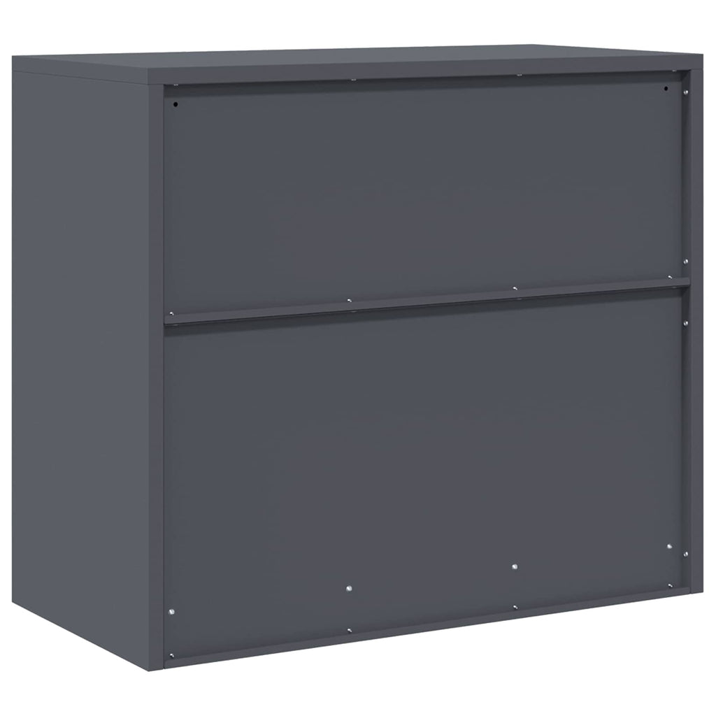 vidaXL Szafka do przechowywania Antracyt 80 x 40 x 70 cm Stal