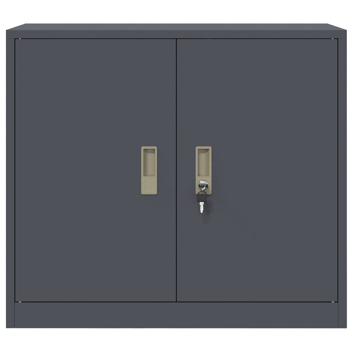 vidaXL Szafka do przechowywania Antracyt 80 x 40 x 70 cm Stal
