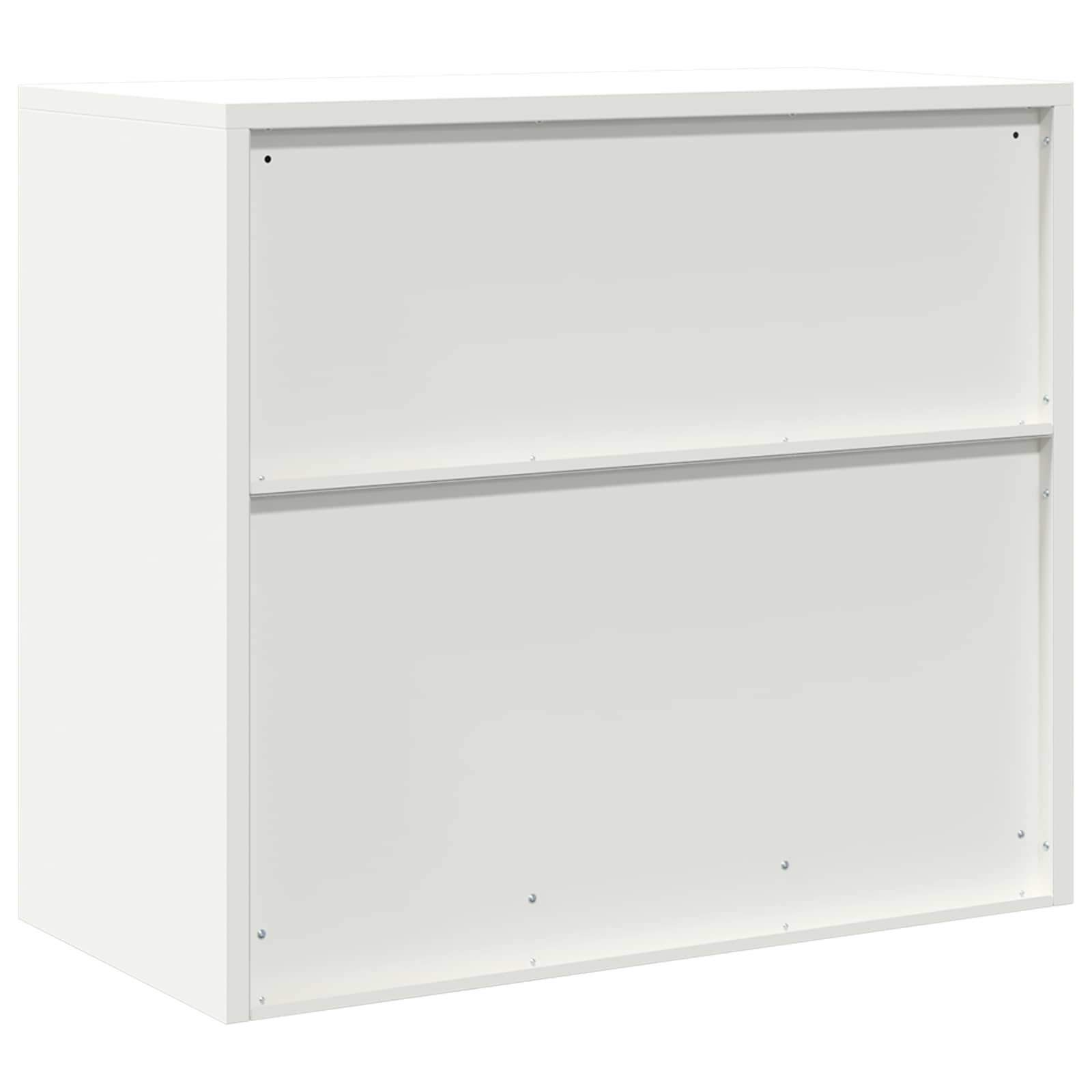 vidaXL Szafka do przechowywania Biały 80 x 40 x 70 cm Stal