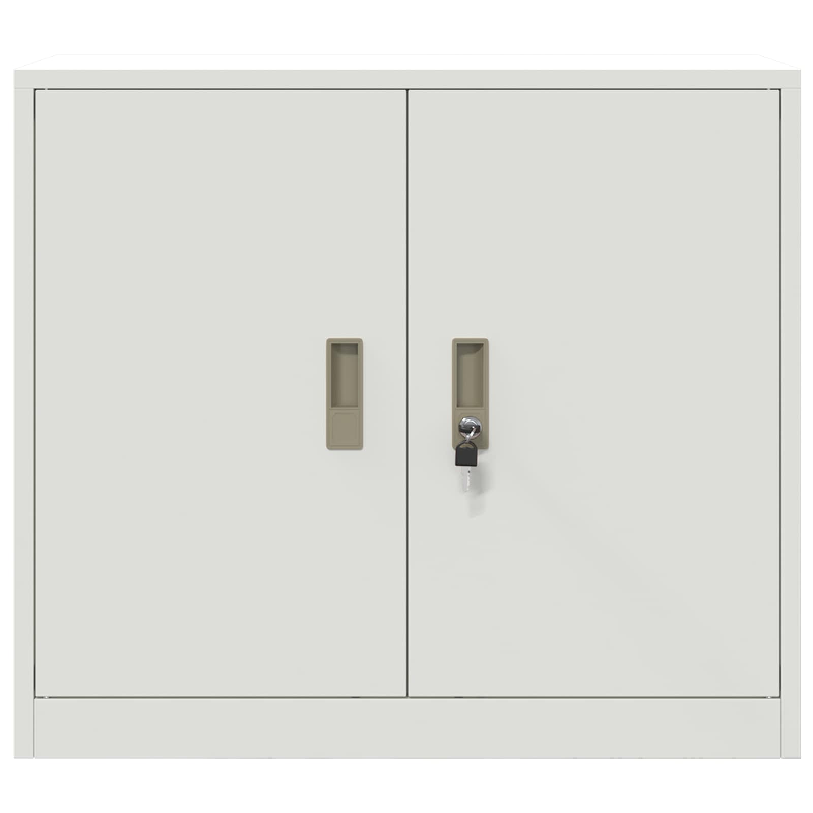 vidaXL Szafka do przechowywania Biały 80 x 40 x 70 cm Stal