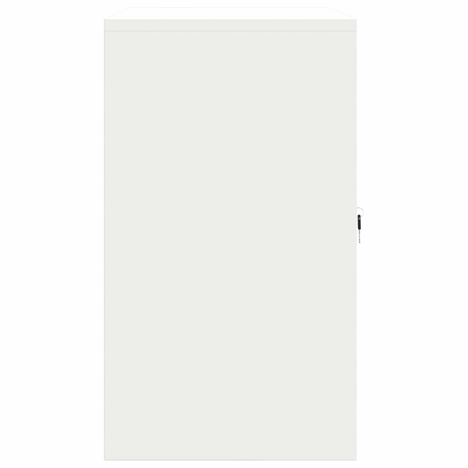 vidaXL Szafka do przechowywania Biały 80 x 40 x 70 cm Stal