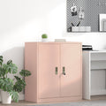 vidaXL Szafka do przechowywania Różowy 80 x 40 x 90 cm Stal