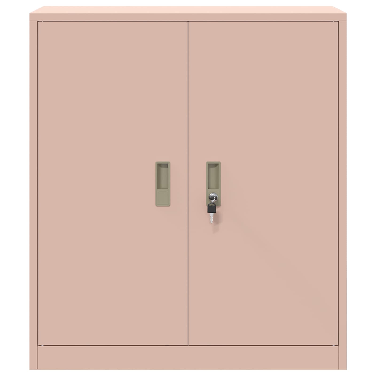 vidaXL Szafka do przechowywania Różowy 80 x 40 x 90 cm Stal