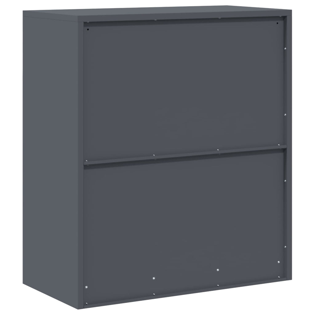 vidaXL Szafka do przechowywania Antracyt 80 x 40 x 90 cm Stal