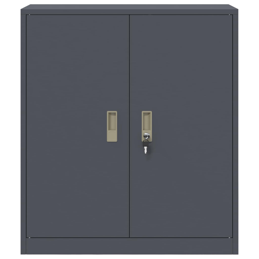 vidaXL Szafka do przechowywania Antracyt 80 x 40 x 90 cm Stal
