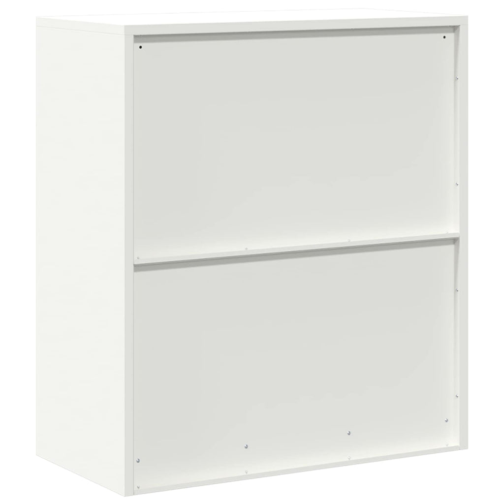 vidaXL Szafka do przechowywania Biały 80 x 40 x 90 cm Stal