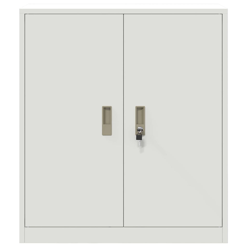vidaXL Szafka do przechowywania Biały 80 x 40 x 90 cm Stal