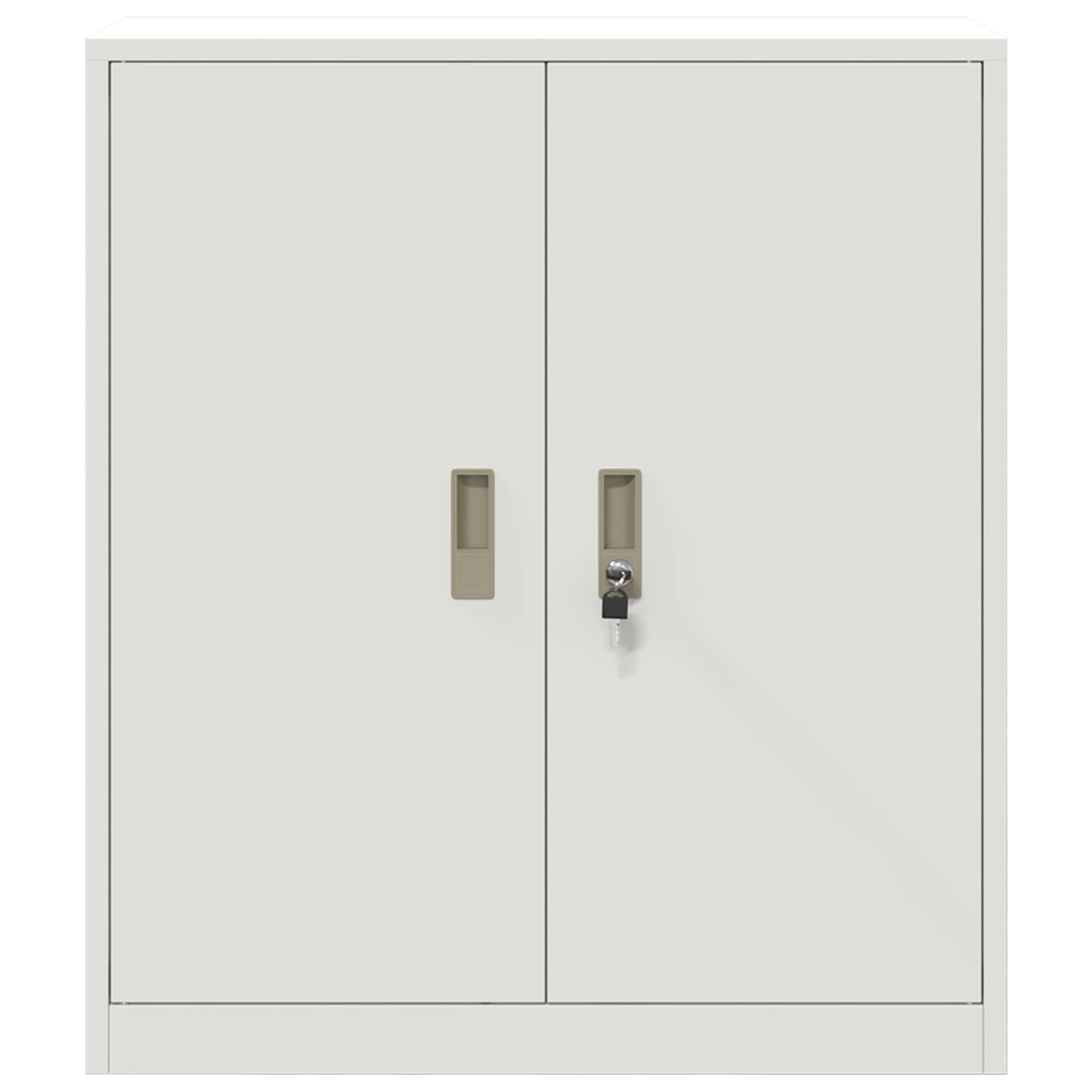 vidaXL Szafka do przechowywania Biały 80 x 40 x 90 cm Stal