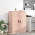 vidaXL Szafka do przechowywania Różowy 80 x 40 x 105 cm Stal