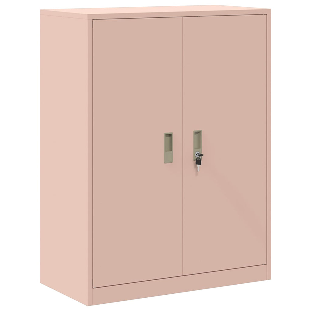 vidaXL Szafka do przechowywania Różowy 80 x 40 x 105 cm Stal