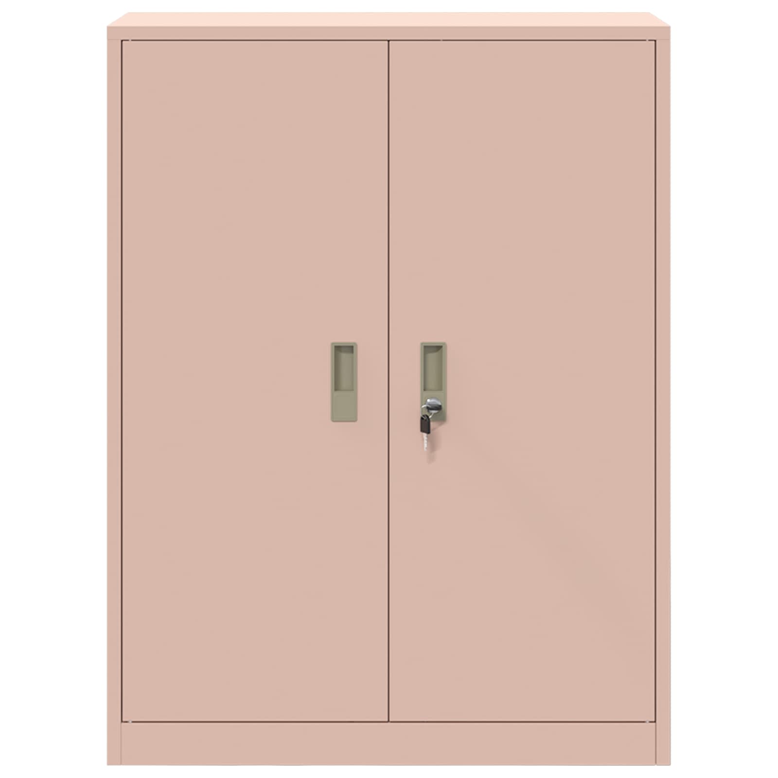 vidaXL Szafka do przechowywania Różowy 80 x 40 x 105 cm Stal
