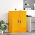 vidaXL Szafka do przechowywania Musztardowy Żółty 80 x 40 x 105 cm