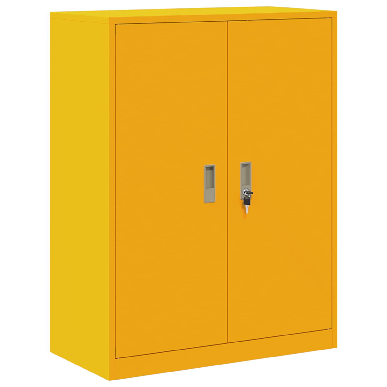 vidaXL Szafka do przechowywania Musztardowy Żółty 80 x 40 x 105 cm
