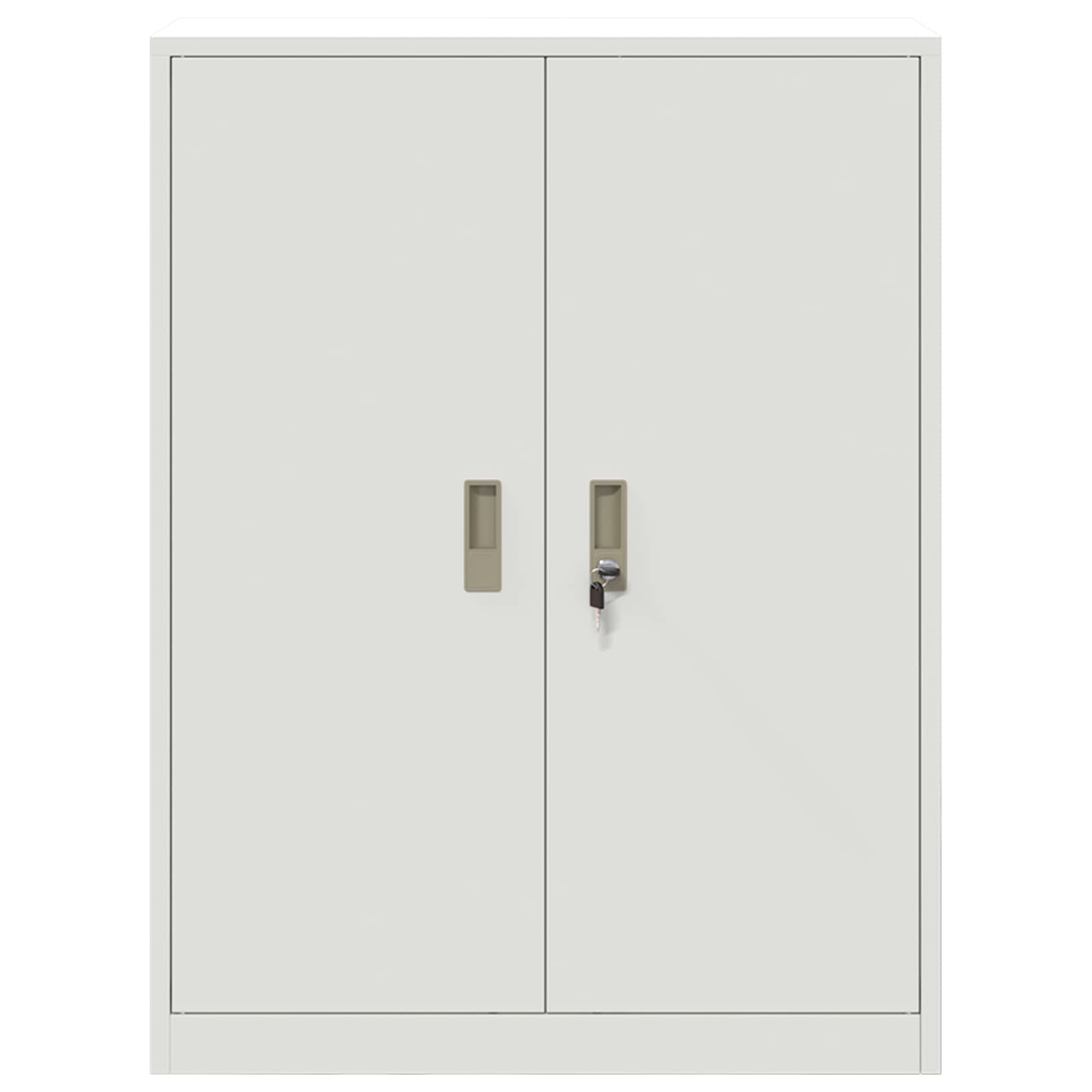 vidaXL Szafka do przechowywania Biały 80 x 40 x 105 cm Stal