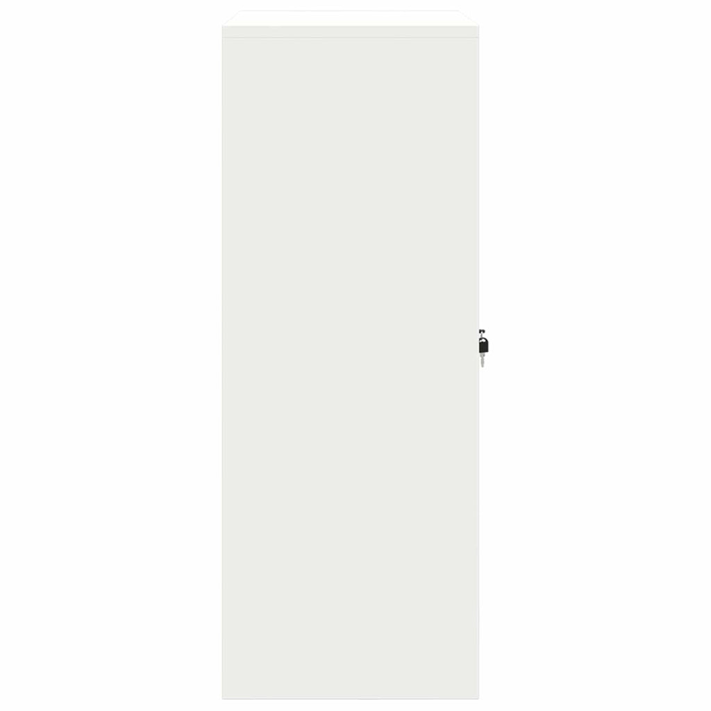 vidaXL Szafka do przechowywania Biały 80 x 40 x 105 cm Stal