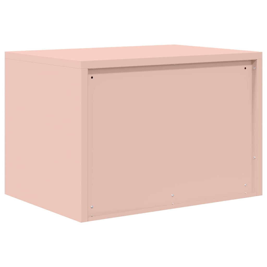 vidaXL Szafka do przechowywania Różowy 60 x 40 x 40 cm Stal
