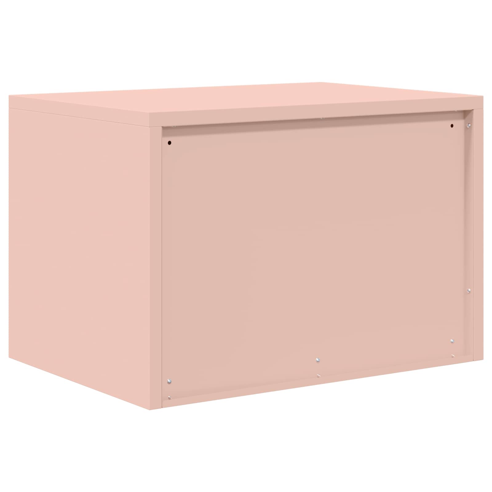 vidaXL Szafka do przechowywania Różowy 60 x 40 x 40 cm Stal