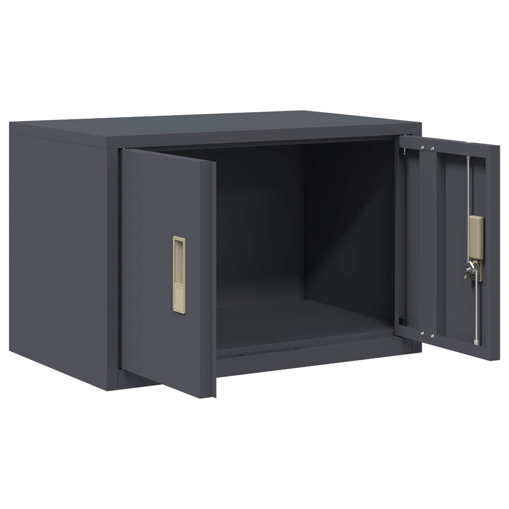 vidaXL Szafka do przechowywania Antracyt 60 x 40 x 40 cm Stal
