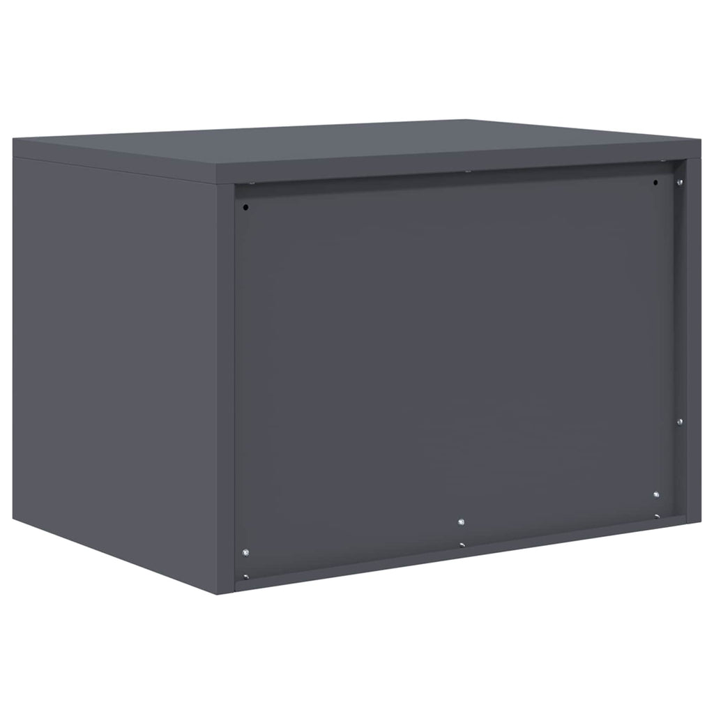 vidaXL Szafka do przechowywania Antracyt 60 x 40 x 40 cm Stal