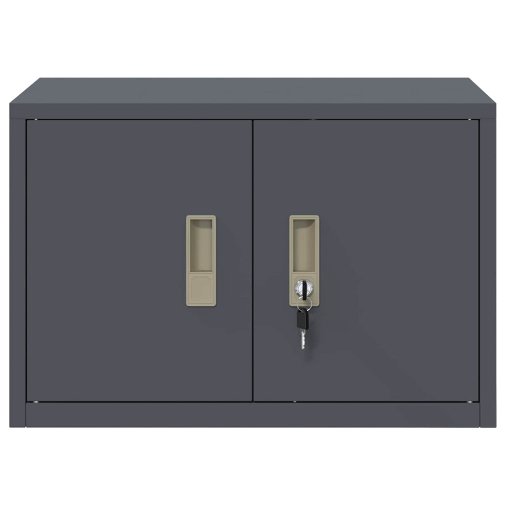 vidaXL Szafka do przechowywania Antracyt 60 x 40 x 40 cm Stal