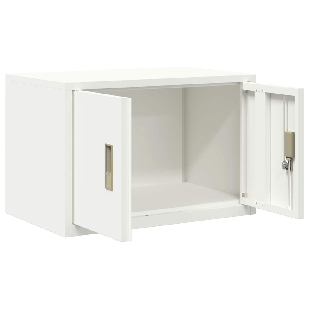 vidaXL Szafka do przechowywania Biały 60 x 40 x 40 cm Stal
