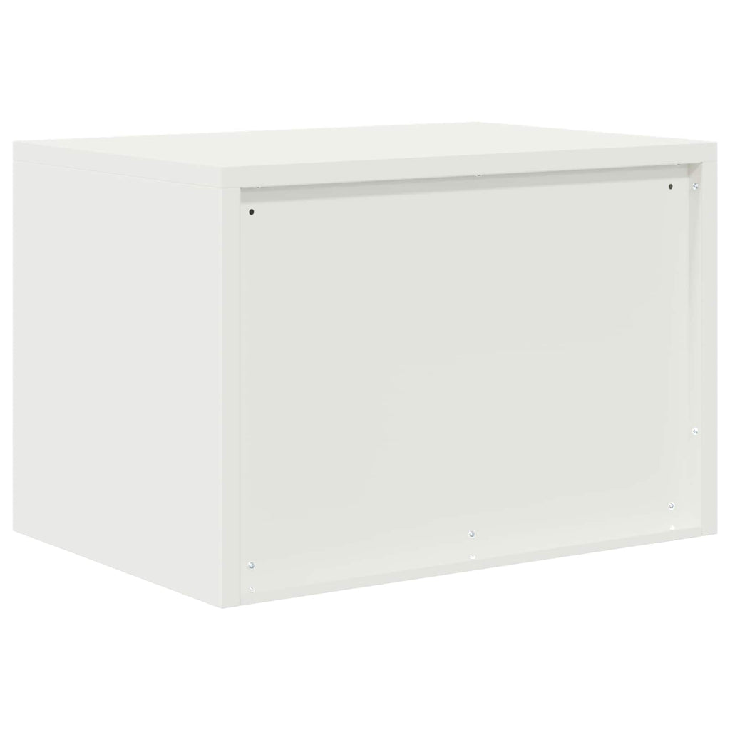 vidaXL Szafka do przechowywania Biały 60 x 40 x 40 cm Stal