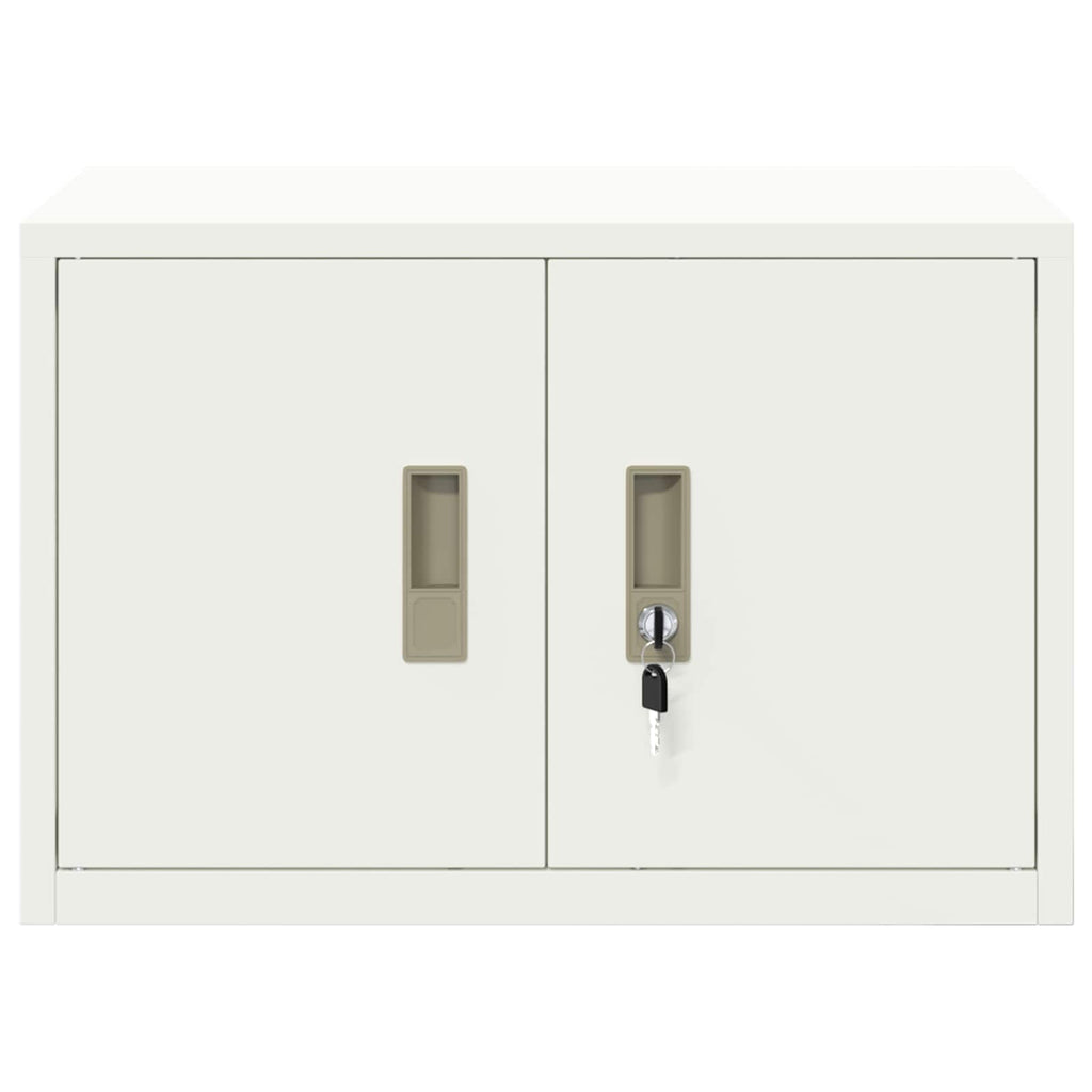 vidaXL Szafka do przechowywania Biały 60 x 40 x 40 cm Stal