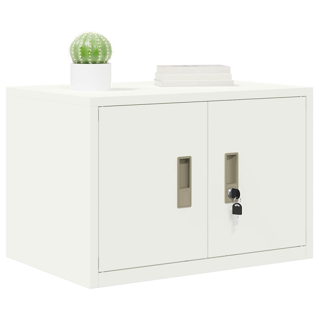 vidaXL Szafka do przechowywania Biały 60 x 40 x 40 cm Stal
