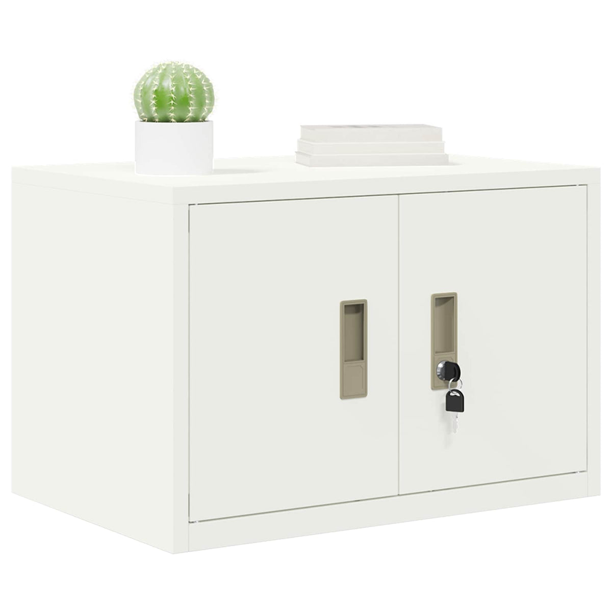 vidaXL Szafka do przechowywania Biały 60 x 40 x 40 cm Stal