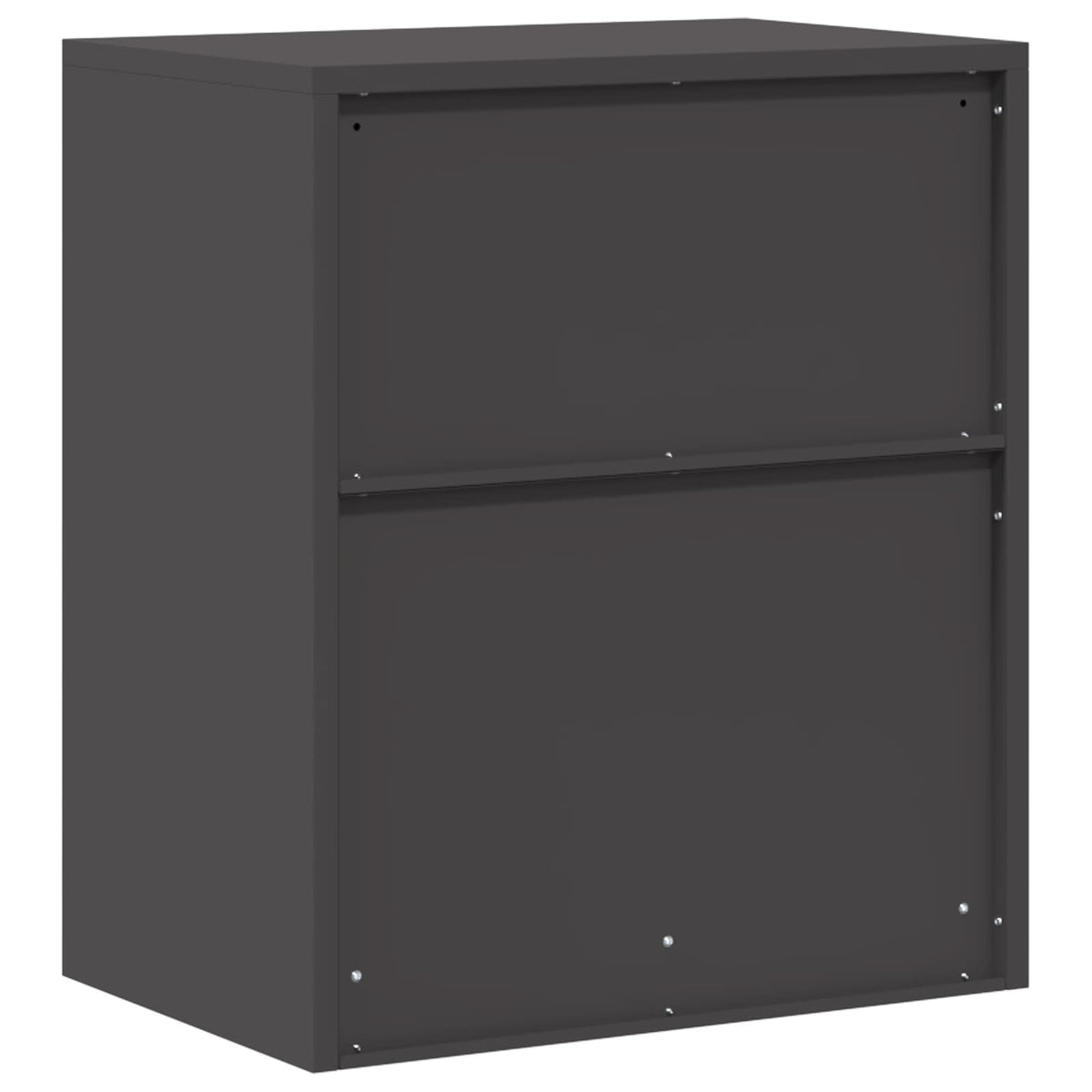 vidaXL Szafka do przechowywania Czarny 60 x 40 x 70 cm Stal