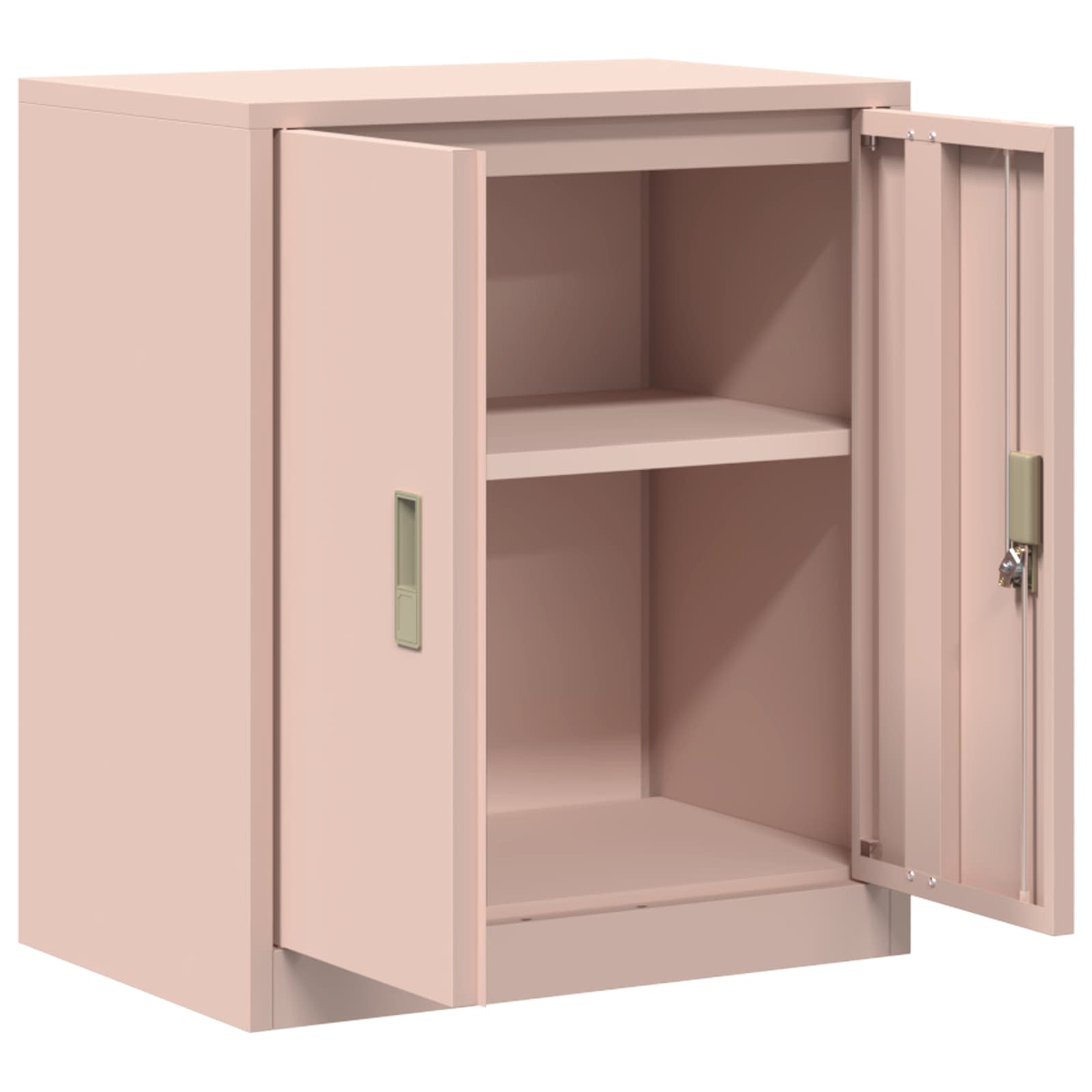 vidaXL Szafka do przechowywania Różowy 60 x 40 x 70 cm Stal