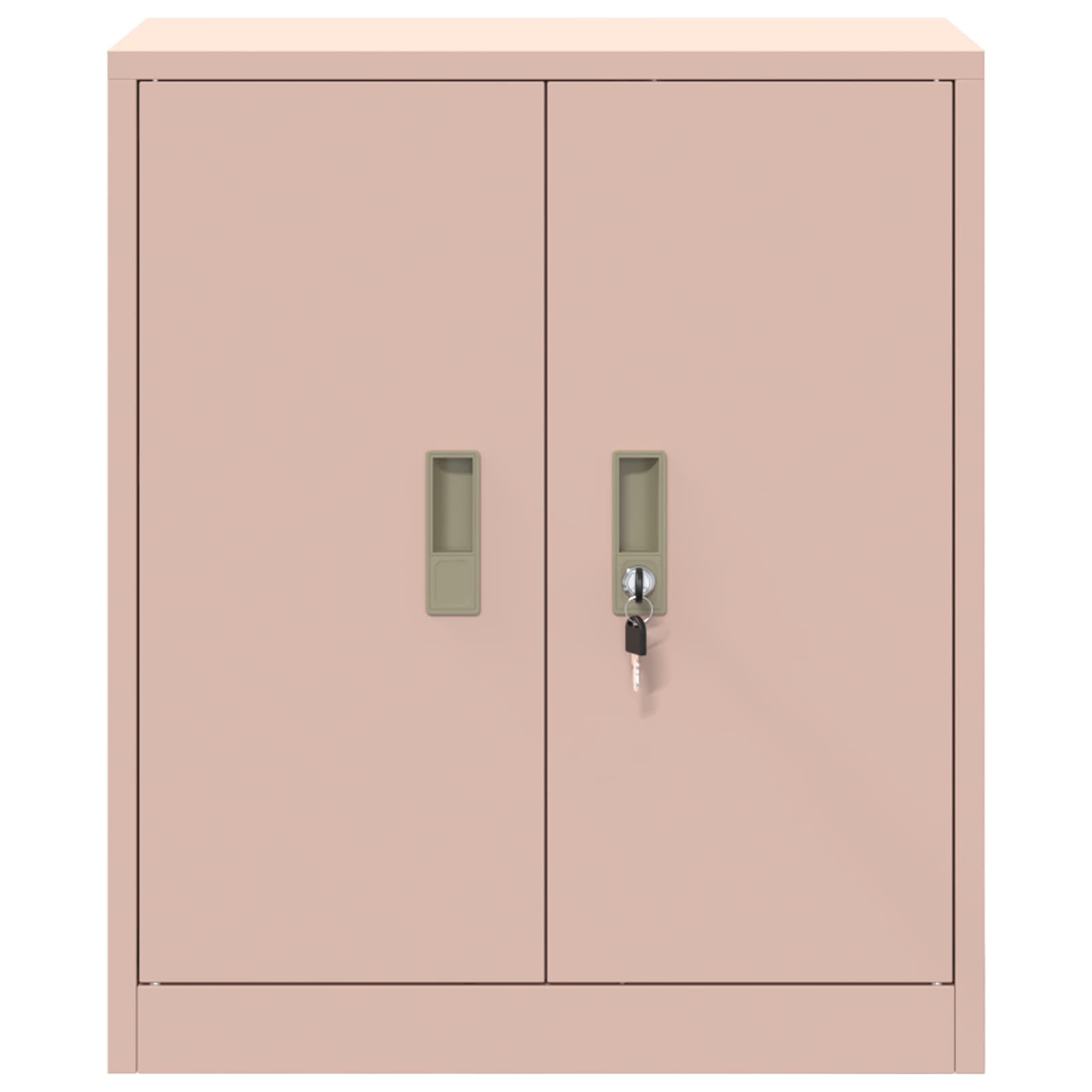 vidaXL Szafka do przechowywania Różowy 60 x 40 x 70 cm Stal