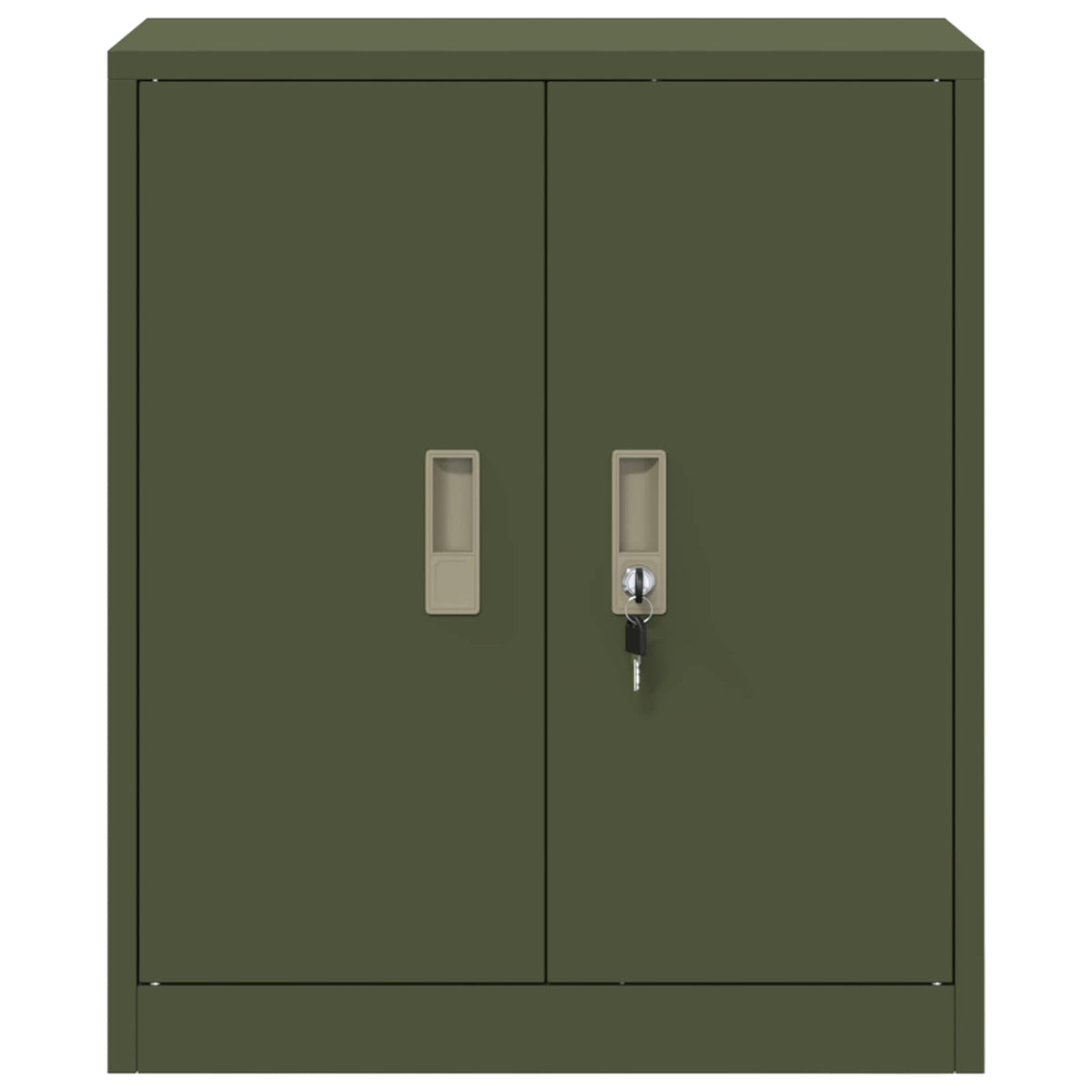 vidaXL Szafka do przechowywania Zielony oliwkowy 60 x 40 x 70 cm Stal