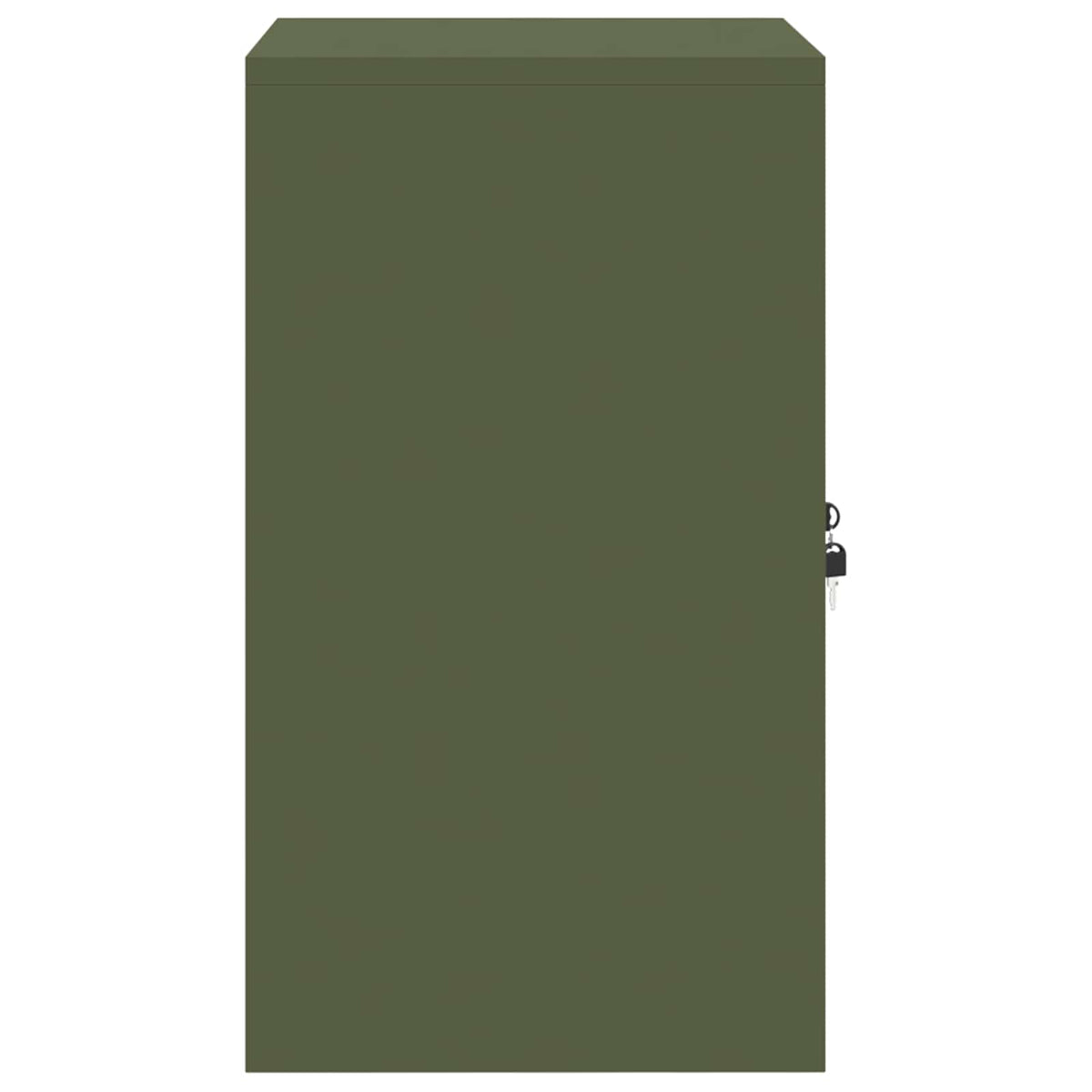 vidaXL Szafka do przechowywania Zielony oliwkowy 60 x 40 x 70 cm Stal